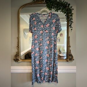 Cath Kidston EUC floral midi dress size US 12
